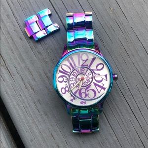 Betsey Johnson Multicolored Watch